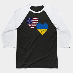 Usa support Ukraine Baseball T-Shirt